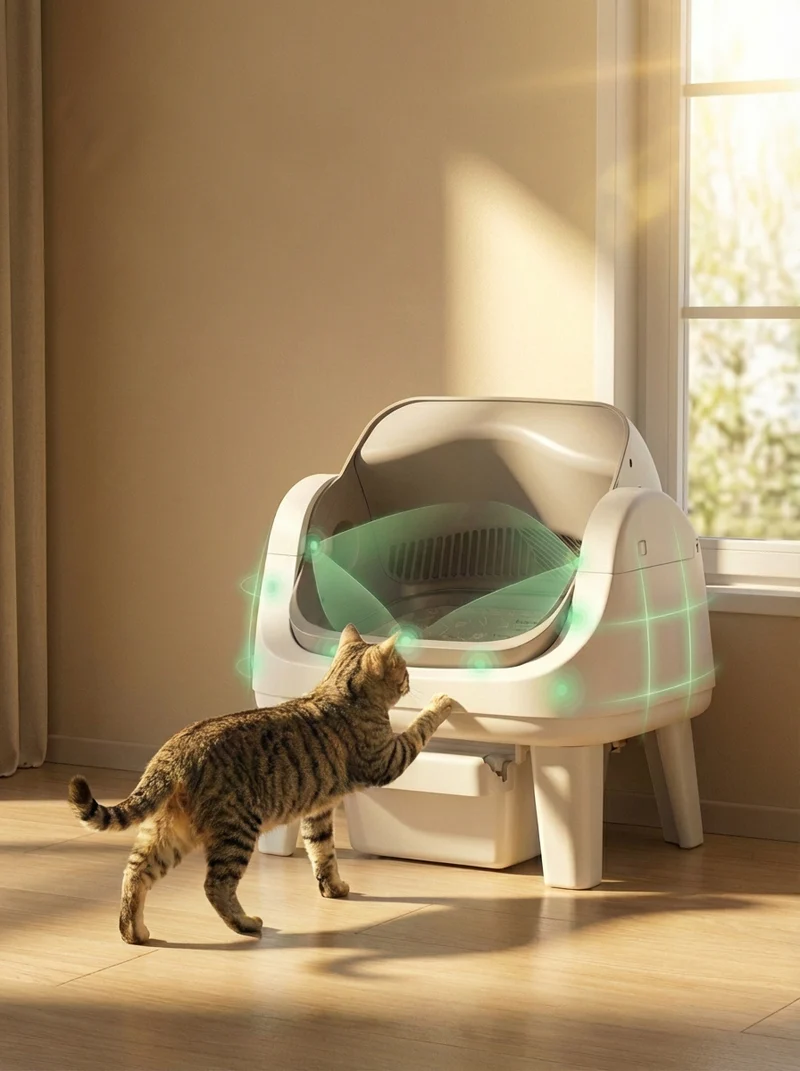 PetPivot smart litter box lifestyle image